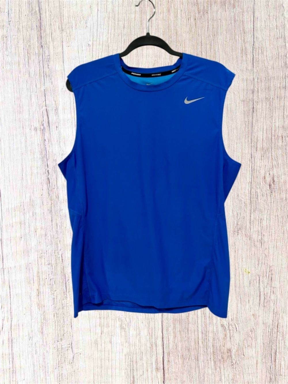 Nike Men's Royal Blue Muscle Tank Top Running Shirt Size XL - Picture 2 of 5